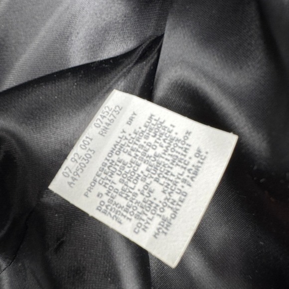 Vintage Colorado Rockies Chalk Line Snap Wool Bomber Jacket Black Men's Size XXL - Picture 7 of 13